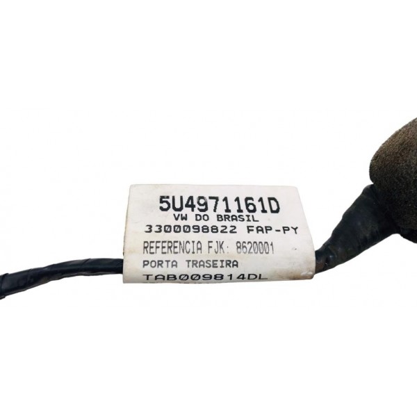 Chicote Porta Trasei/direita Vw Gol/voyage G5/g6 2017/2020