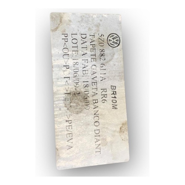 Tapete Carpet Porta Treco Banco Esquerdo Volkswagen Fox 2009