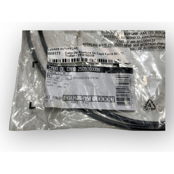 Cabo Abertura Capo Troller 2009/2014 Fania 0925710000