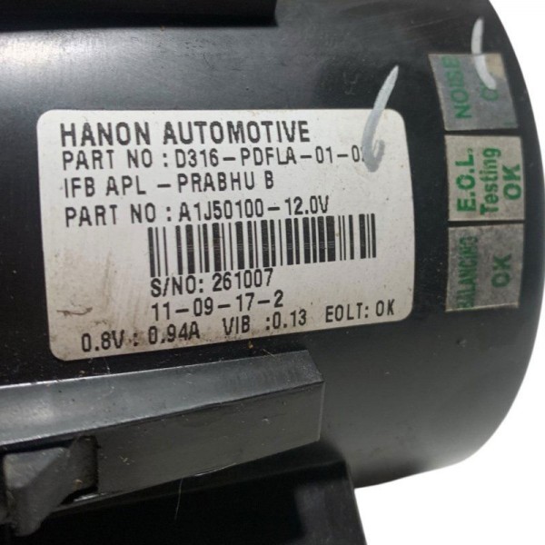 Motor Ventilação Ar Forçado Renault Kwid 2017