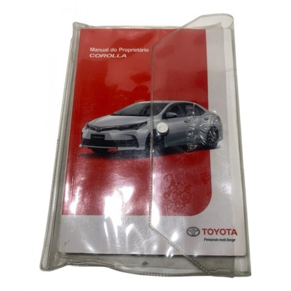 Manual Do Proprietário Toyota Corolla Xei 2018