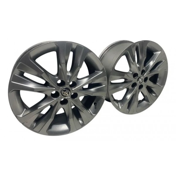 Par Rodas Aro 16 Toyota Corolla Xei 2018/2019 Original Prateado
