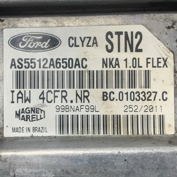 Módulo De Injeção Ford Ká 1.0 Flex 2008/2013