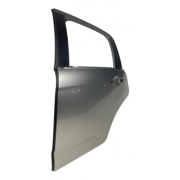 Porta Traseira Esquerda Citroen C3 1.5 2013/2020 Traseira Esquerdo Prateado