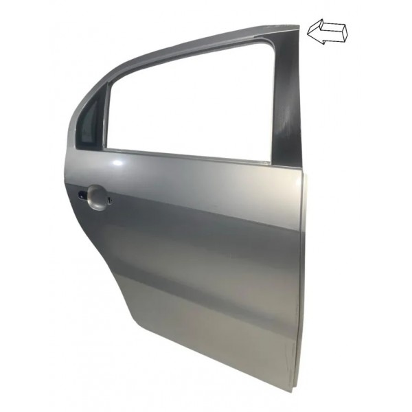 Porta Traseira Direita Gol G5 1.0 2009 A 2013 C/detalhe Traseira Direita Prateado